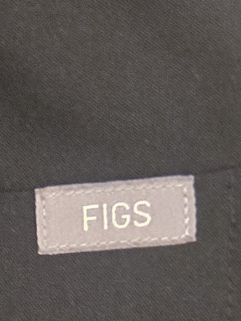 FIGS Zamora High WaistedJogger Scrub Pants Black XXS Petite Technical Collection - Picture 6 of 8